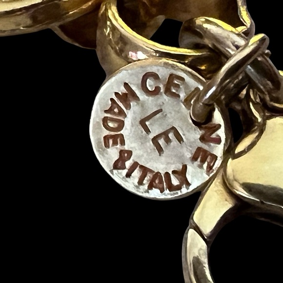 Celine Paris Vintage Gold Link Bracelet - Picture 5 of 7